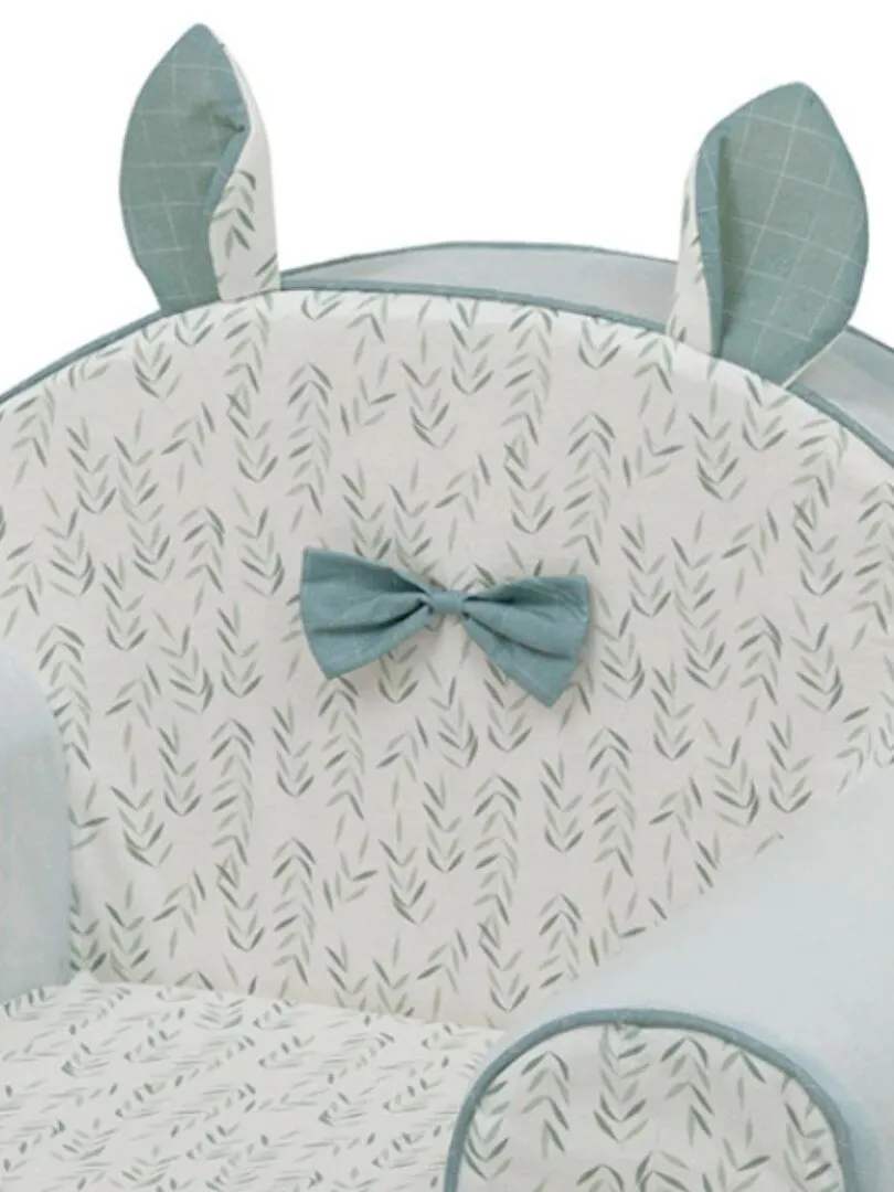 Fauteuil transformable esprit nature - Blanc